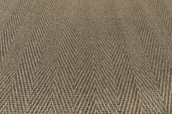 Sisal Teppich Fischgrat macciato Baumwollbordre aubergine