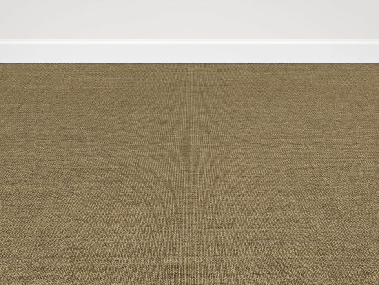 Sisal Teppichboden Purstoff walnussbraun mit Vliesrcken