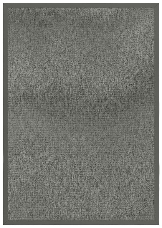 In- & Outdoor Teppich Taffino Como anthrazit Polyesterbord�re grau