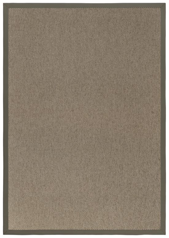 In- & Outdoor Teppich Cordoba taupe Polyesterbordre achatgrau