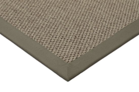 In- & Outdoor Teppich Cordoba taupe Polyesterbordre achatgrau