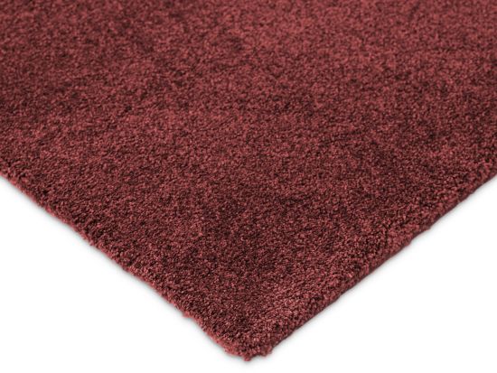 Flauschiger Teppich Calin rot