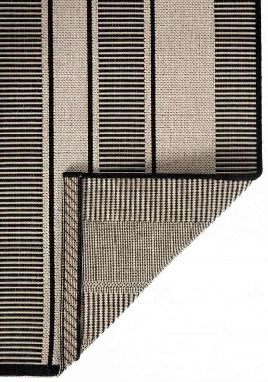 Outdoor Teppich Paomia beige schwarz