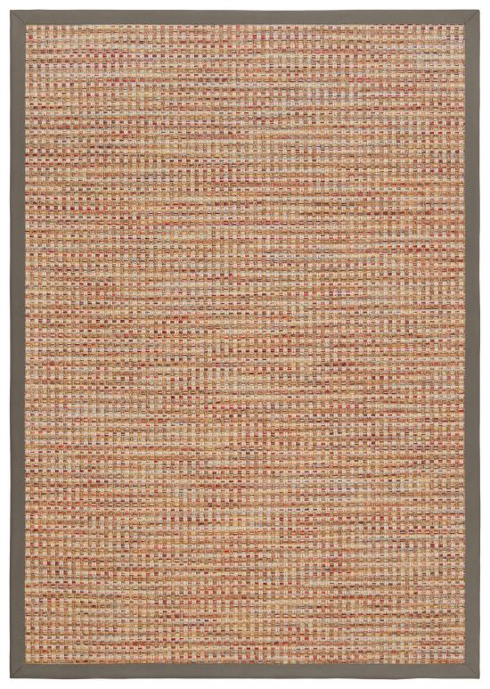 Outdoor Teppich Antigua Sandy-Beach Bordre achatgrau