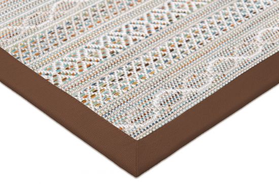 Outdoor Teppich Barbados Limestone Bordre cognac