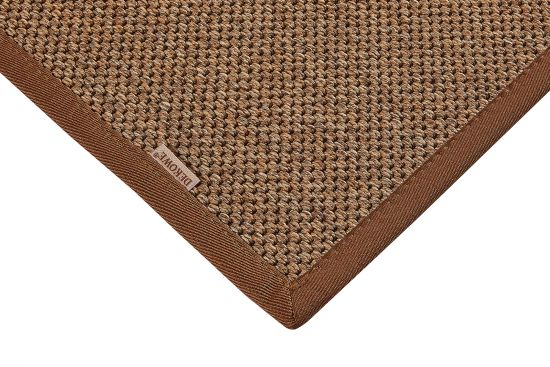 In- & Outdoor Teppich Naturino Prestige nuss mit Polyesterbordre