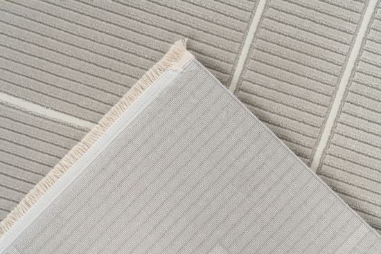 Design Teppich Elif  401 Silber