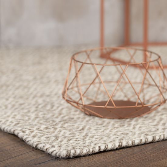 Wollteppich Jaipur 334 Taupe