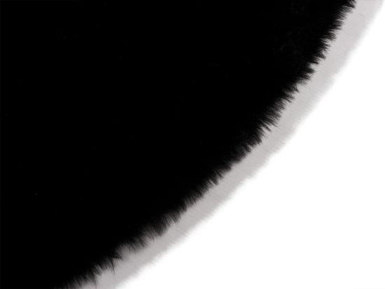 Flauschiger Teppich Lotti Schwarz