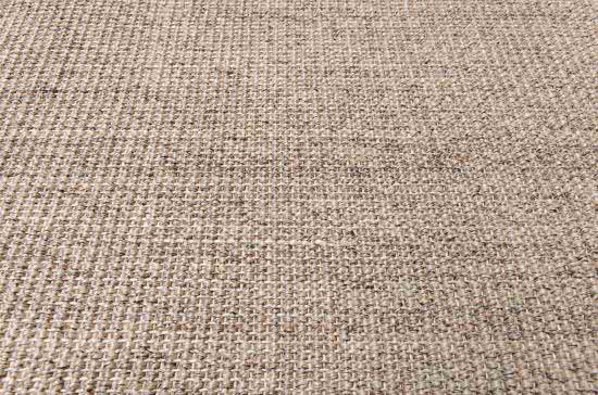 Sisal Teppich Mio beigemix Baumwollbordüre cremeweiß
