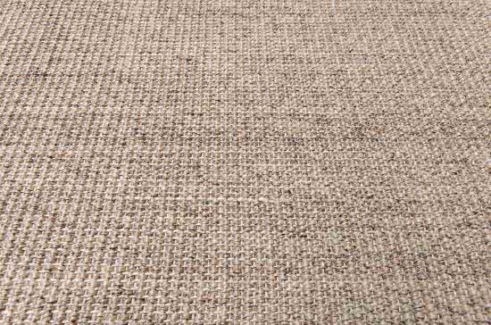 Sisal Teppich Mio beigemix Baumwollbordre scharlachrot