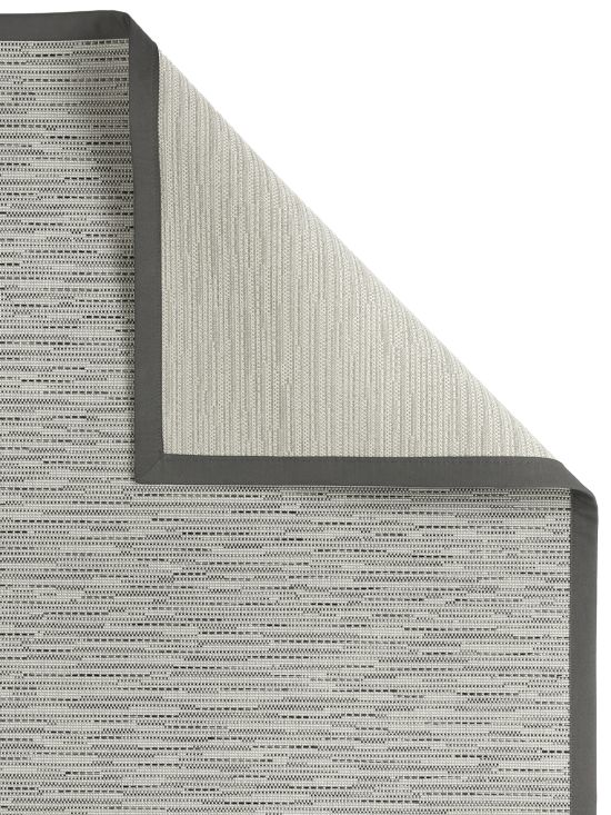 In- & Outdoor Teppich Sisaloptik Naturino Effekt silbergrau nach Ma