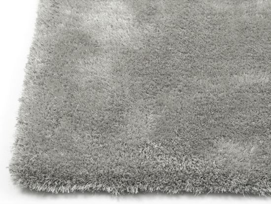 Hochflor Teppich Starshine hellgrau nach Ma