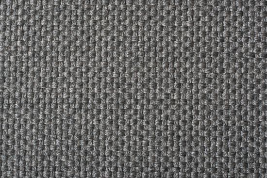 Sisal Teppich Cuadro grau Baumwollbordre safran