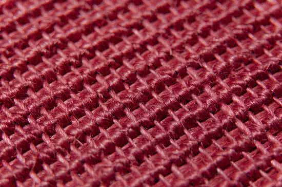 Sisal Teppich Mio rot Baumwollbordre cremewei