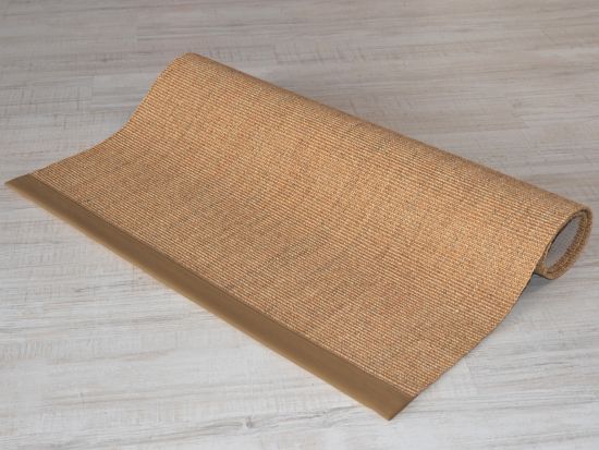 Sisal Lufer nuss-meliert 90 cm Breite