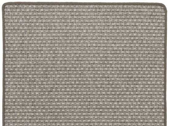 In- & Outdoor Teppich Taffino Panama Split hellgrau gekettelt