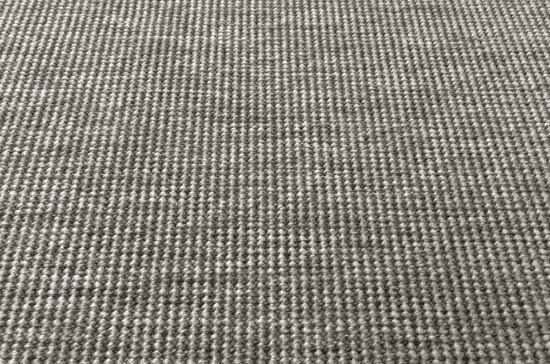 Outdoor Teppich Taffino Rips grau Bordüre denim-blau