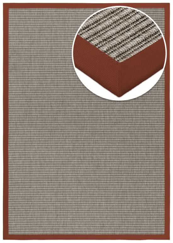 Outdoor Teppich Taffino Tweed grau Bordre terra