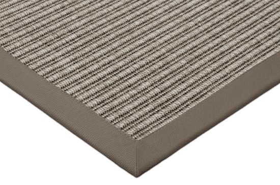 Outdoor Teppich Taffino Tweed grau Bordre taupe