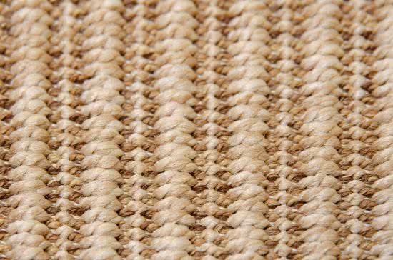 Outdoor Teppich Taffino Tweed natur Bordre schlamm