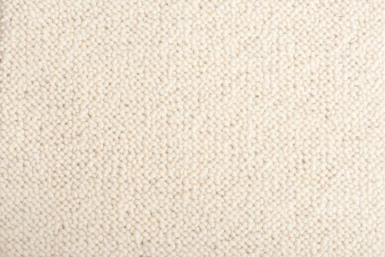 Wollteppich Wlkchen creme Bordre hellbeige