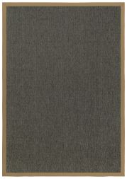 Outdoor Teppich Taffino Rips graubraun Bordre honig