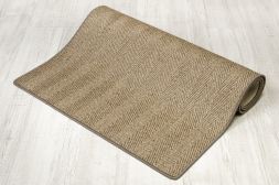 Fischgrt Sisal Lufer macciato 65 - 200 cm Breite