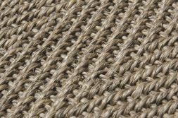 Sisal Teppich Fischgrat macciato Baumwollbordre natur