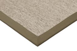 In- & Outdoor Teppich Taffino Como Natur Polyesterbordre taupe