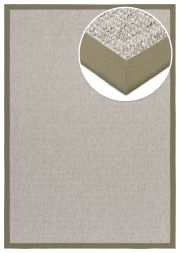 Bild von In- & Outdoor Teppich Taffino Como grau Polyesterbordre champagner