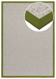 Bild von In- & Outdoor Teppich Taffino Como grau Polyesterbordre avocado