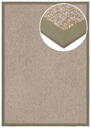 Bild von In- & Outdoor Teppich Taffino Como camel Polyesterbordre champagner