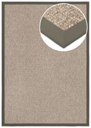 Bild von In- & Outdoor Teppich Taffino Como camel Polyesterbordre schlamm