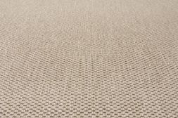 In- & Outdoor Teppich Cordoba natur Polyesterbordre achatgrau
