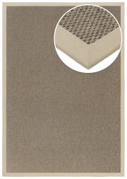 In- & Outdoor Teppich Cordoba taupe Polyesterbordre honig