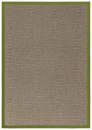 In- & Outdoor Teppich Cordoba taupe Polyesterbordre avocado