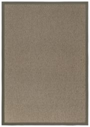 In- & Outdoor Teppich Cordoba taupe Polyesterbordre achatgrau