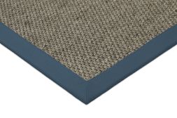 In- & Outdoor Teppich Cordoba schlamm Polyesterbordre blau