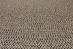 In- & Outdoor Teppich Cordoba schlamm Polyesterbordre naturwei
