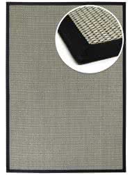Bild von Sisal Teppich Brasil natur/schwarz