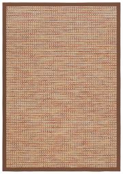 Outdoor Teppich Antigua Sandy-Beach Bordre cognac