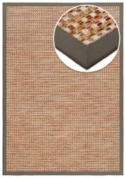 Bild von Outdoor Teppich Antigua Sandy-Beach Bordre achatgrau