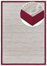 Bild von Outdoor Teppich Barbados Limestone Bordre rot