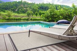 Alternatives Bild von Outdoor Teppich Saint Lucia Limestone Bordre grau