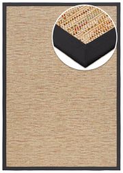Bild von Outdoor Teppich Saint Lucia Sandy-Beach Bordre dunkelgrau
