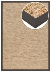 Bild von Outdoor Teppich Saint Lucia Sandy-Beach Bordre quarzgrau