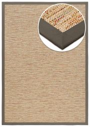 Bild von Outdoor Teppich Saint Lucia Sandy-Beach Bordre achatgrau