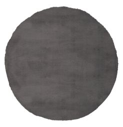 Bild von Flauschiger Teppich Cha Cha 535 grau rund
