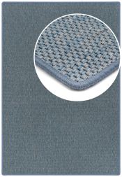 Bild von In- & Outdoor Teppich Cordoba blau gekettelt